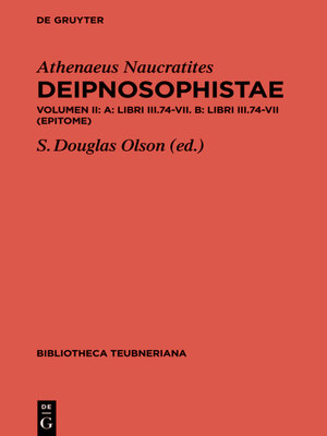 cover image of A: Libri III.74-VII. B: Epitome